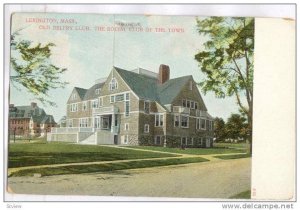 Old Belfry club, the social club of the town, Lexington, Massachusetts, 00-10s