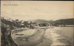 Algorta Spain Playa y Vista de Algorta c1915 Postcard