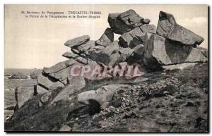 Old Postcard Around Tregastel Plougasnou Trimel Pointe of Decapitation and th...