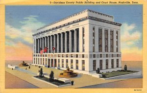 Davidson County Public Building And Court House Nashville, Tennessee USA