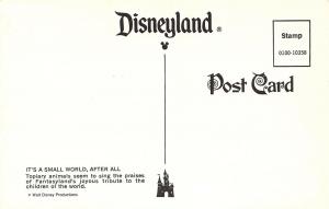 Disneyland Fantasyland, Small World, 0100-10358, Old Postcard
