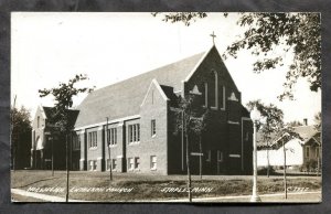 dc108 - STAPLES Minn 1940s Norwegian Lutheran Church Real Photo Postcard