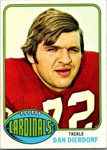 1976 Topps Football Card Dan Dierdorf St Louis Cardinals sk4302