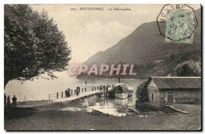 Old Postcard Hautecombe the debarcadere