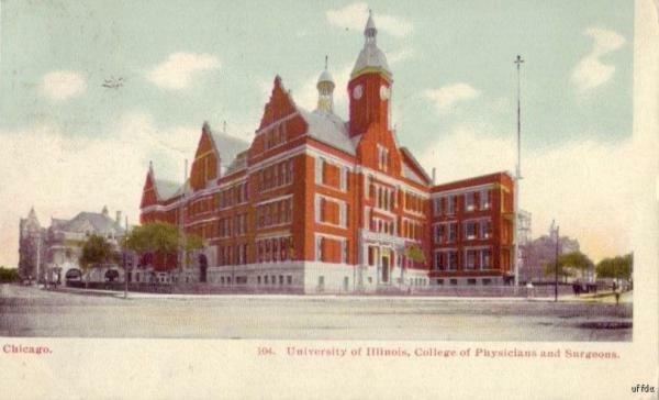 CHICAGO ILL - COLLEGE OF PHYSICIANS & SURGEONS 1910