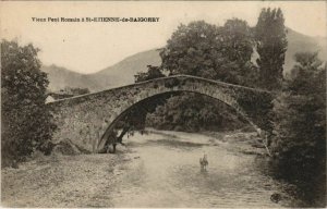 CPA AK Vieux Pont Romain a St.Etienne FRANCE (1132335)
