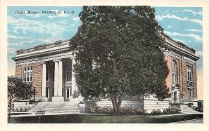 D75/ Sumter South Carolina Postcard c1910 Court House Building