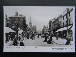 Lancashire BLACKPOOL Lytham Street c1905 RP Postcard by Pamlin Repro C1224