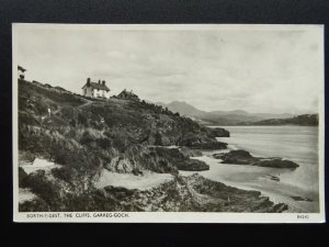 Porthmadog GARREG GOCH / BORTH-Y-GEST The Cliff - Old RP Postcard by Photochrom