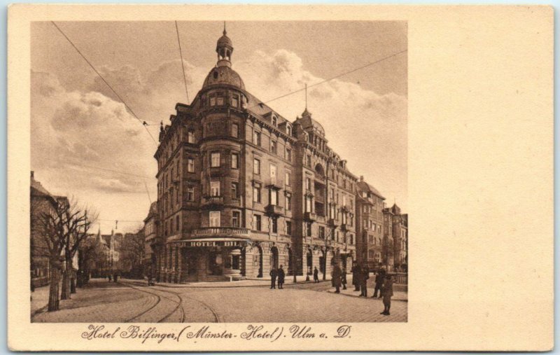 Postcard - Hotel Bilfinger (Münster-Hotel) - Ulm, Germany 