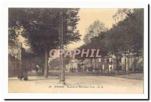 Angers Old Postcard Boulevard Marechal Foch