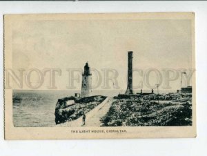 401540 GIBRALTAR LIGHTHOUSE 1935 year RPPC 3.5 p stamp