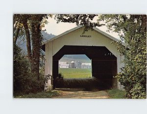 Postcard Longley Bridge, Montgomery, Vermont