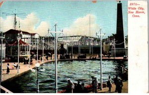 New Haven, Connecticut - Amusement Rides at White City - c1905