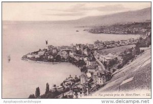 Switzerland Montreux Vue generale prise du Mont-Fleuro