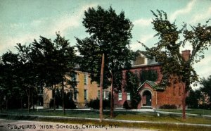 1910s Public High Schools, Chatham, N.Y. Postcard F74