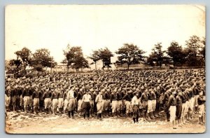 RPPC  1934  CMTC Students  US Army  Fort Sheridan  Illinois   Postcard