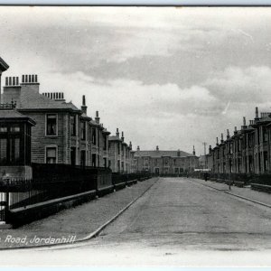 c1920s Jordanhill Glasgow Scotland RPPC Selborne Rd Real Photo PC Caledonia A149