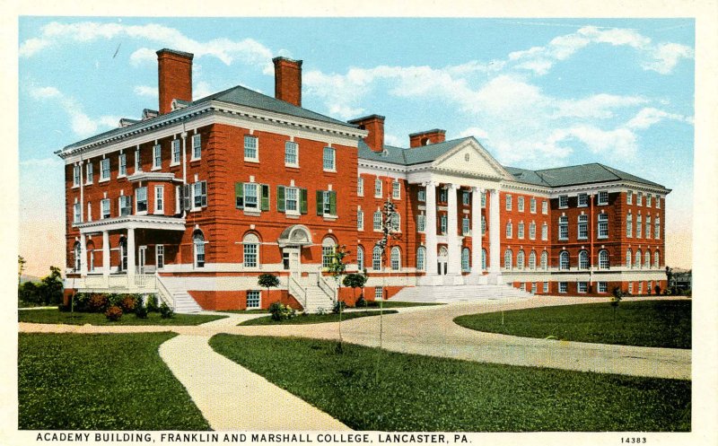 PA - Lancaster. Franklin & Marshall College, Academy Building