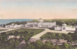 Museum Of Science and Industry Jackson Park Chicago Illinois Handcolored Albe...
