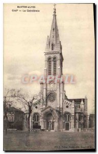 Old Postcard Hautes Alpes Gap Cathedrale