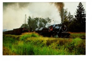 Provincial Museum's Locomotive, Railway Train, Langley, British Columbia