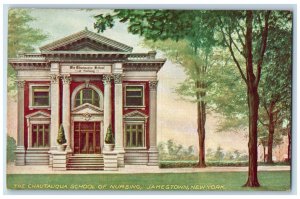 c1910 The Chautauqua School off Nursing Jamestown New York NY Antique Postcard 