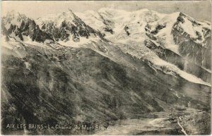 CPA AIX-les-BAINS La Chaine du Mont-Blanc (1191124)