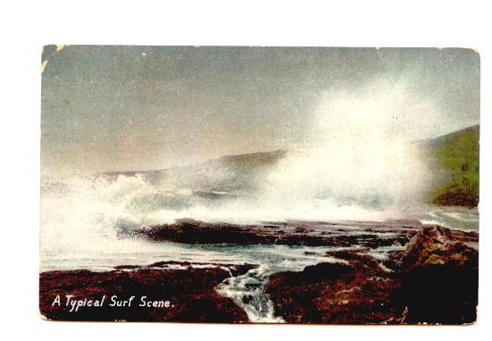 A Typical Surf Scene, Used in Halifax 1909,