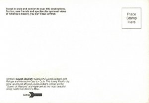Amtrak's Coast Starlight Passenger Train Continental Postcard 10C1-195 
