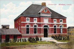 Waterworks Windsor Ontario ON Unused Private Postcard H37