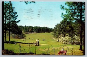 Southern Pines  North Carolina Country Club Golf Course Postcard