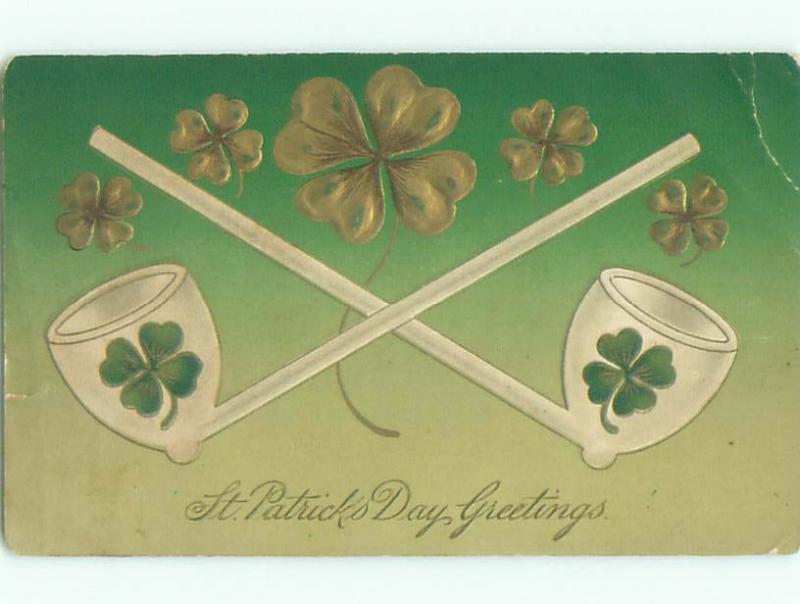 Divided-Back ST. PATRICK'S DAY SCENE Great Postcard W8122