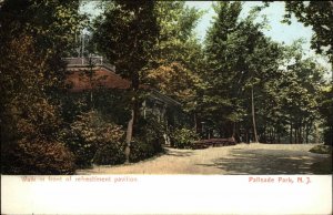 Palisade Park NJ Refreshment Pavilion c1910 Postcard