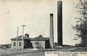 Waterworks an electric light plant Bellevue Kansas