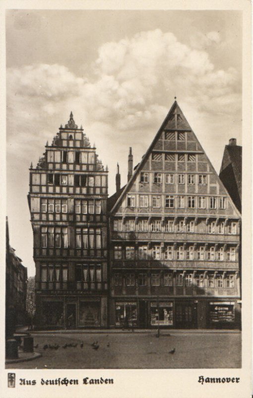 Germany Postcard - Hannover - Alte Hauser Am Markt - Ref TZ5640