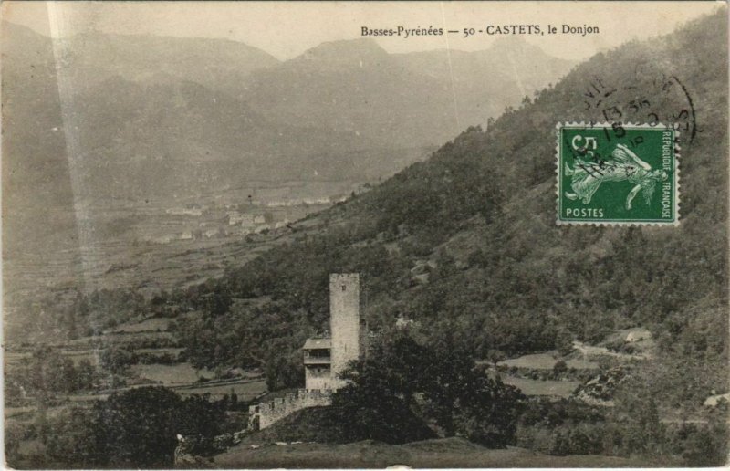 CPA CASTET CASTETS - Le Donjon (1163409)