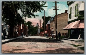 Postcard Lachine Quebec c1908 St Joseph Street CDS Cancel