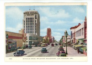 CA - Los Angeles. Wilshire Boulevard Miracle Mile Street Scene © 1929