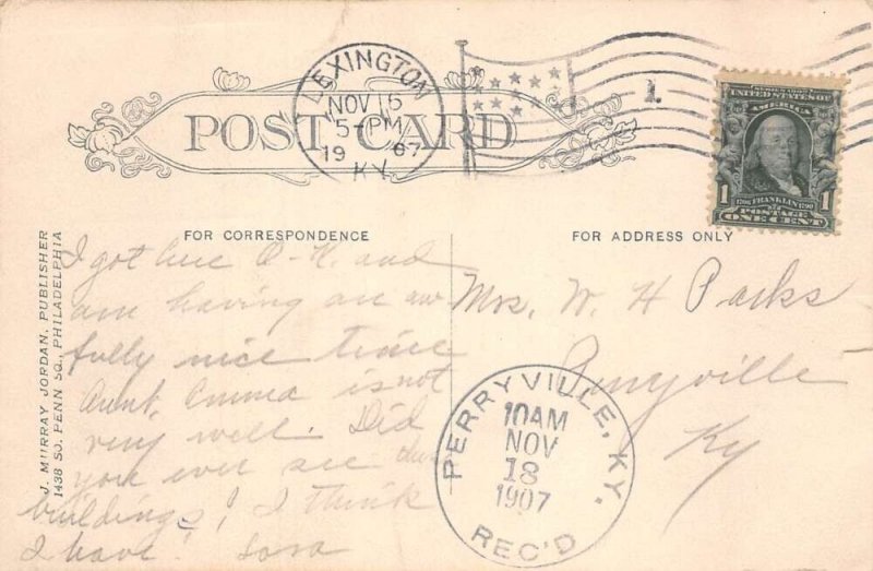 Lexington Kentucky Campbell Hagerman College Vintage Postcard AA74294