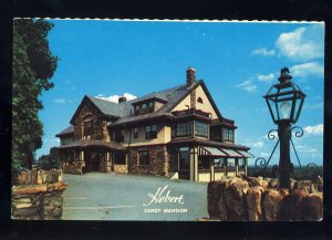 Shrewsbury, Massachusetts/MA/Mass Postcard, Hebert Candy Mansion, Reply Card