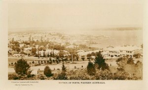 RPPC Postcard; Section of Perth W.A. Australia for American Fleet Visit 1925