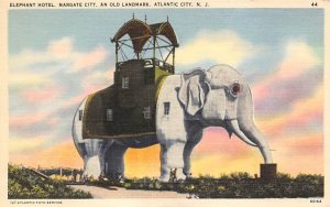 Elephant Hotel, An Old Landmark in Margate, New Jersey