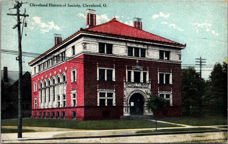 Postcard Cleveland Historical Society in Cleveland, Ohio~132498 