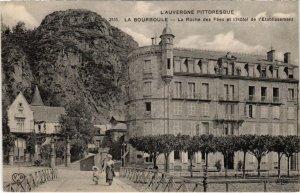CPA La Bourboule La Roche des Fees et l'Hotel FRANCE (1285373)