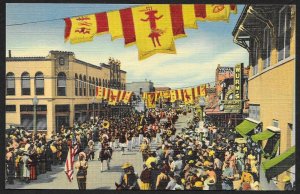 Intertribal Indian Parade Gallup New Mexico Unused c1948