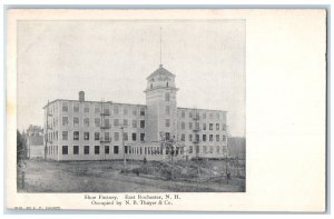 c1905 Shoe Factory Building View Stairs East Rochester New Hampshire NH Postcard