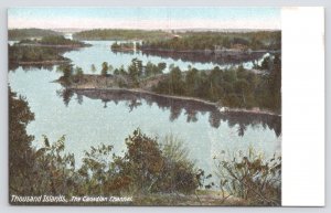 Thousand Islands~Canadian Channel Overlooking Islands~c1905 Postcard