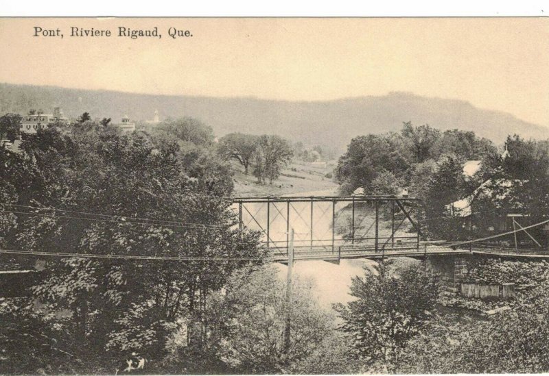 Pont, Rivière Rigaud, Rigaud, Quebec, Publ. by Castonguay, Ottawa (L80)