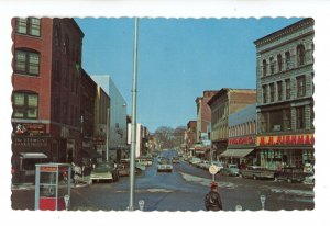 VT - Rutland. Merchants Row Street Scene ca 1966